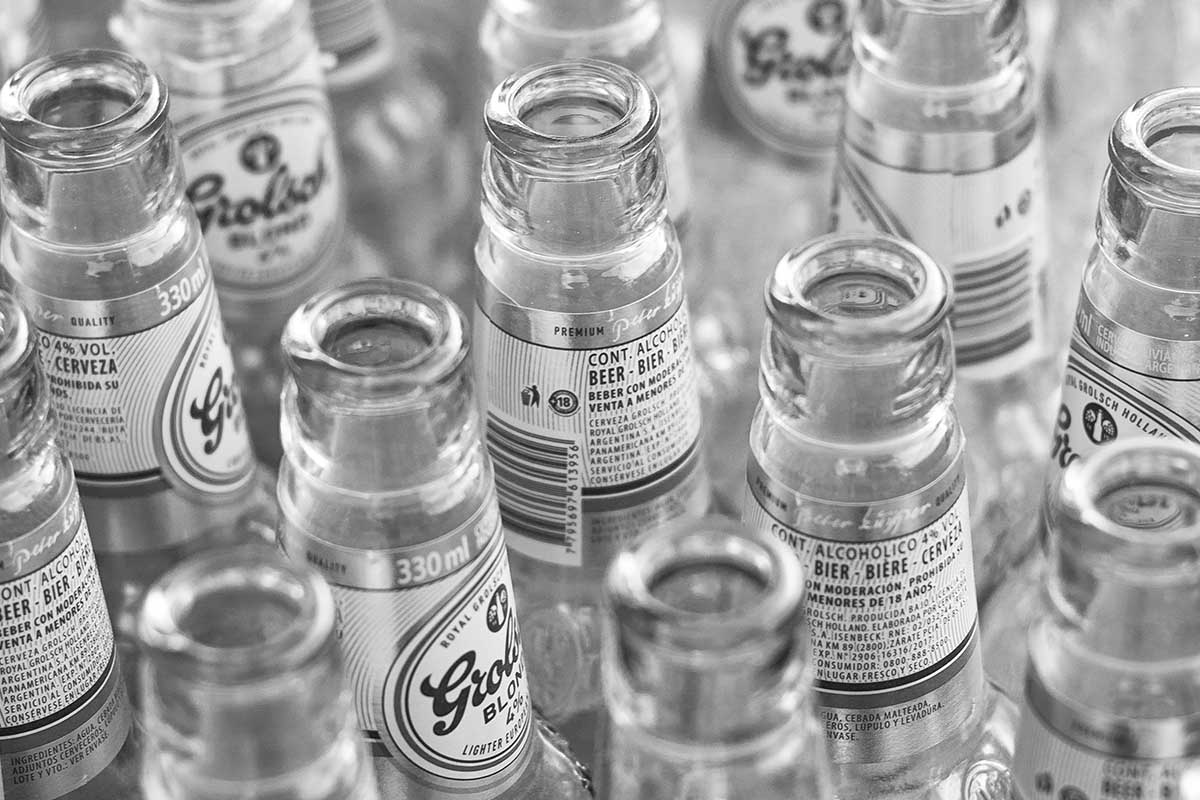beer bottles