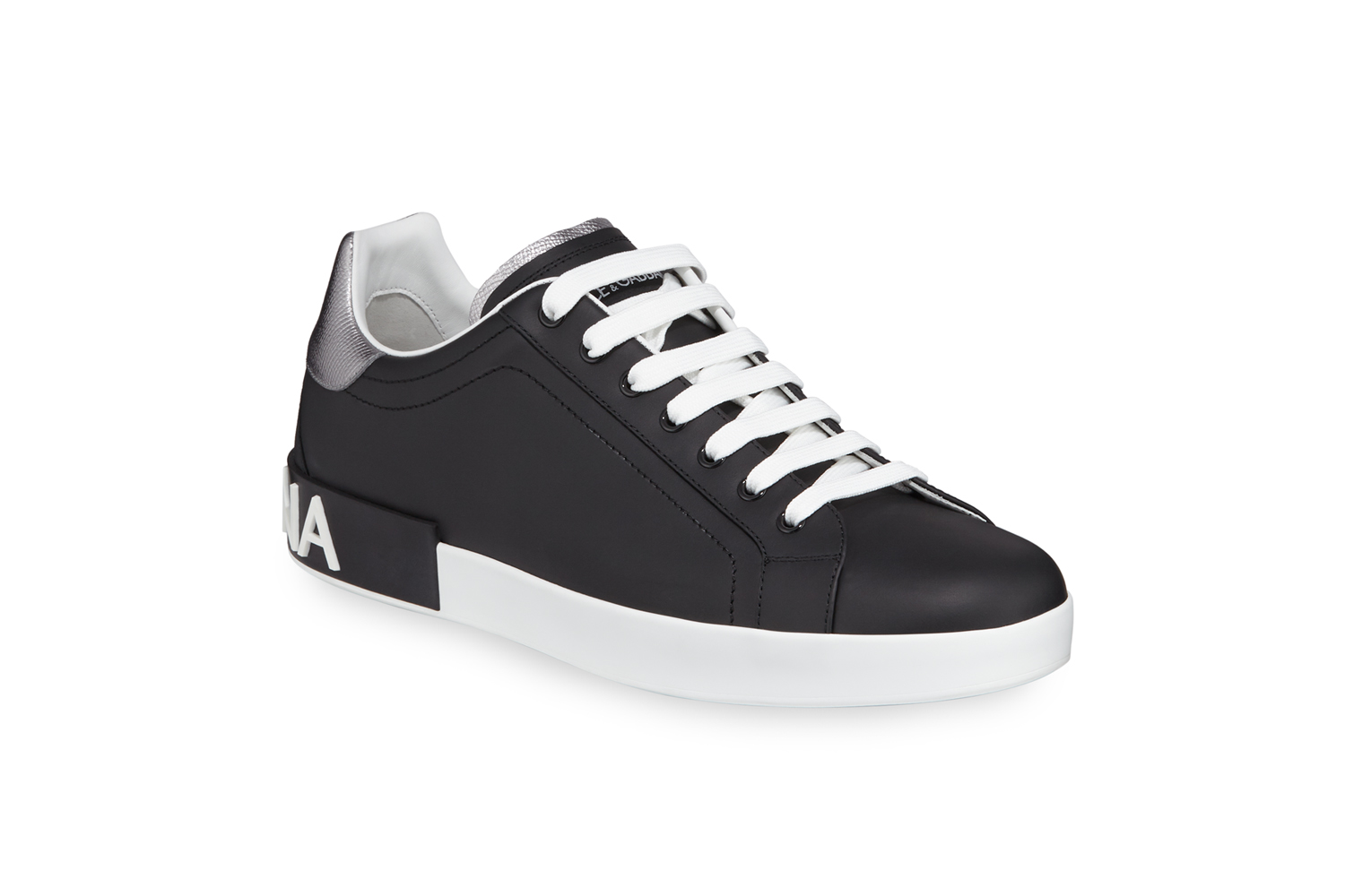 Portofino Logo Leather Low-Top Sneakers
Dolce & Gabbana