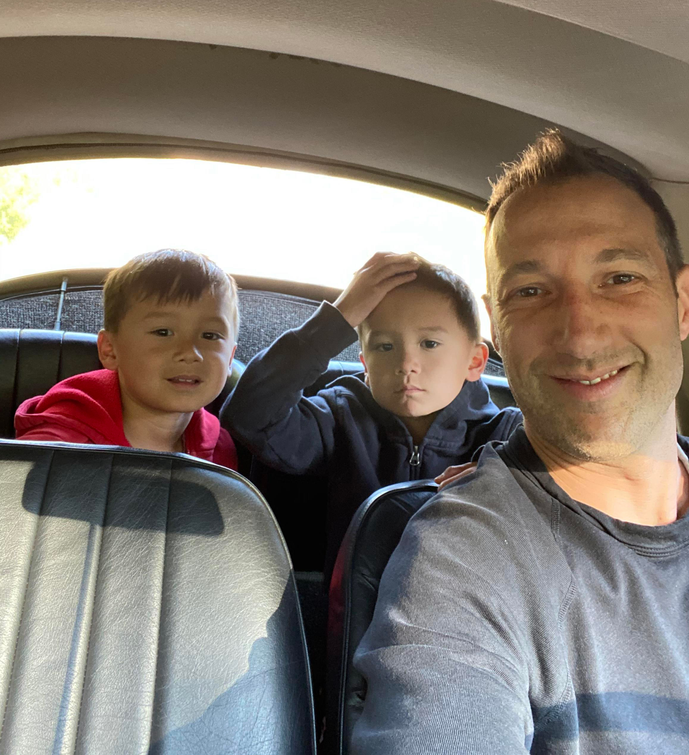 Dr. Evan Goldstein and his two kids