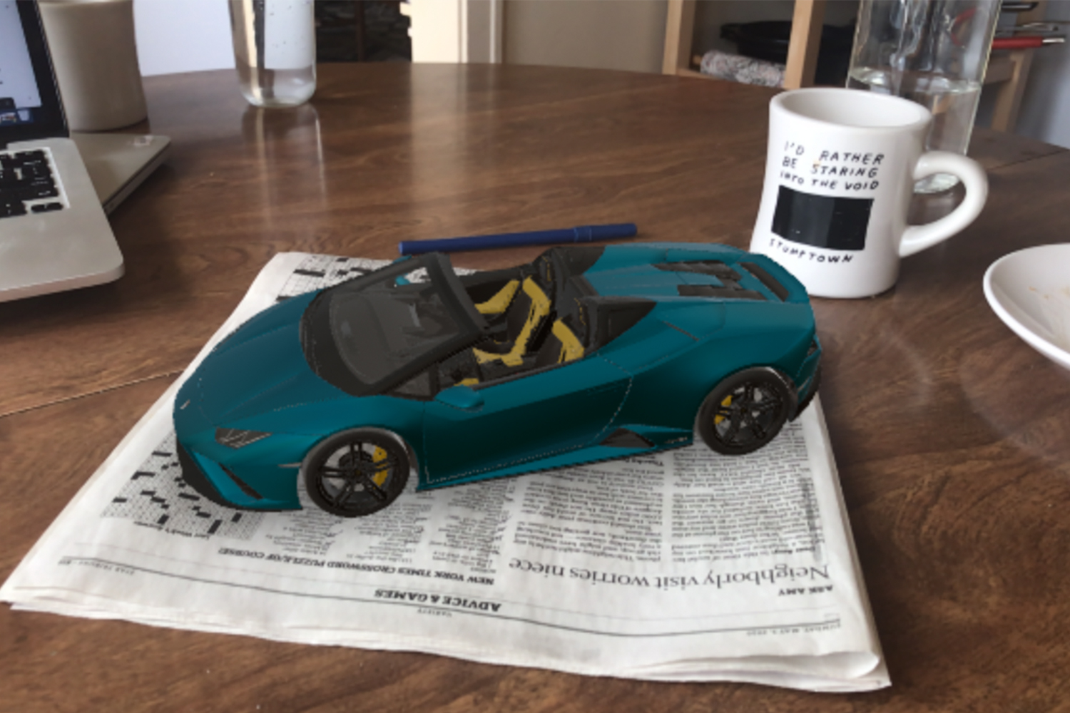 Lamborghini Huracán EVO RWD Spyder augmented reality