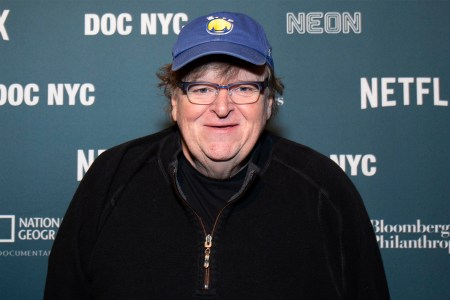 Filmmaker Michael Moore in November 2019 in New York City