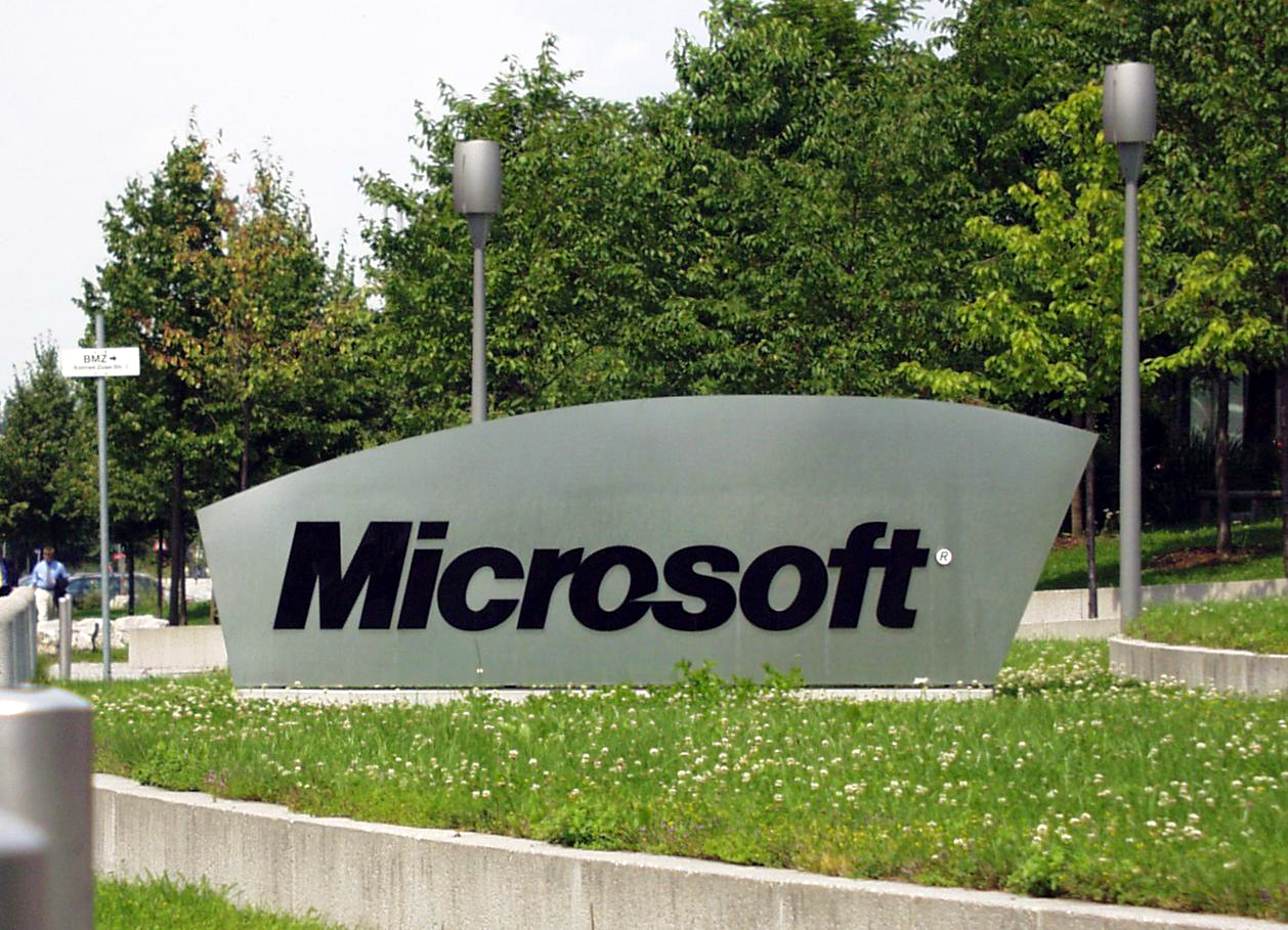 Microsoft sign