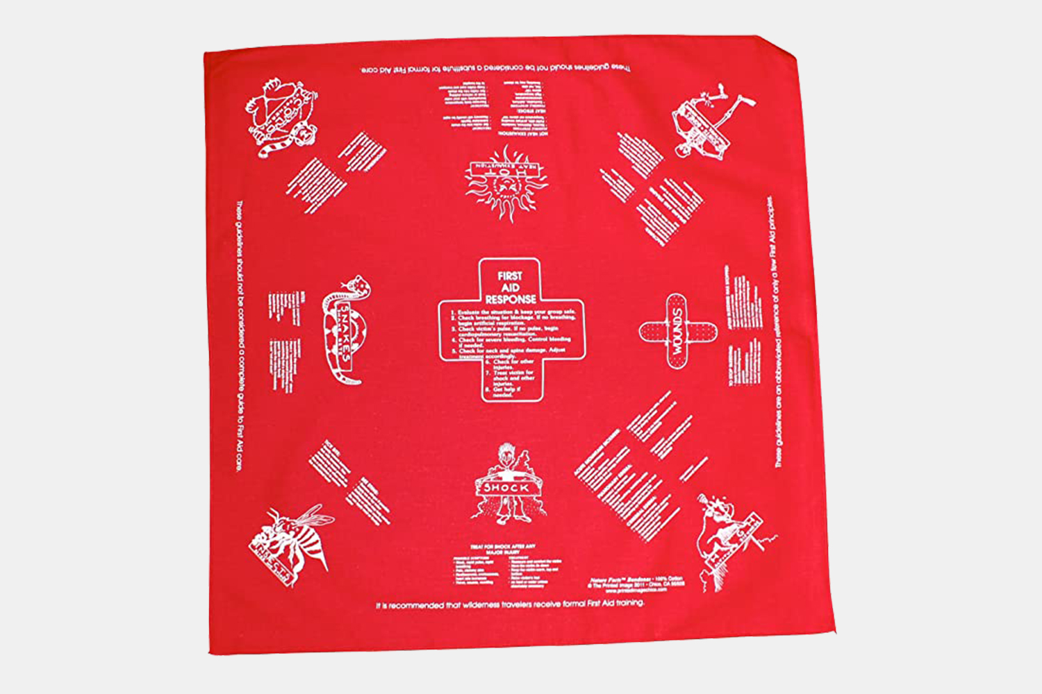 First Aid Response Bandana