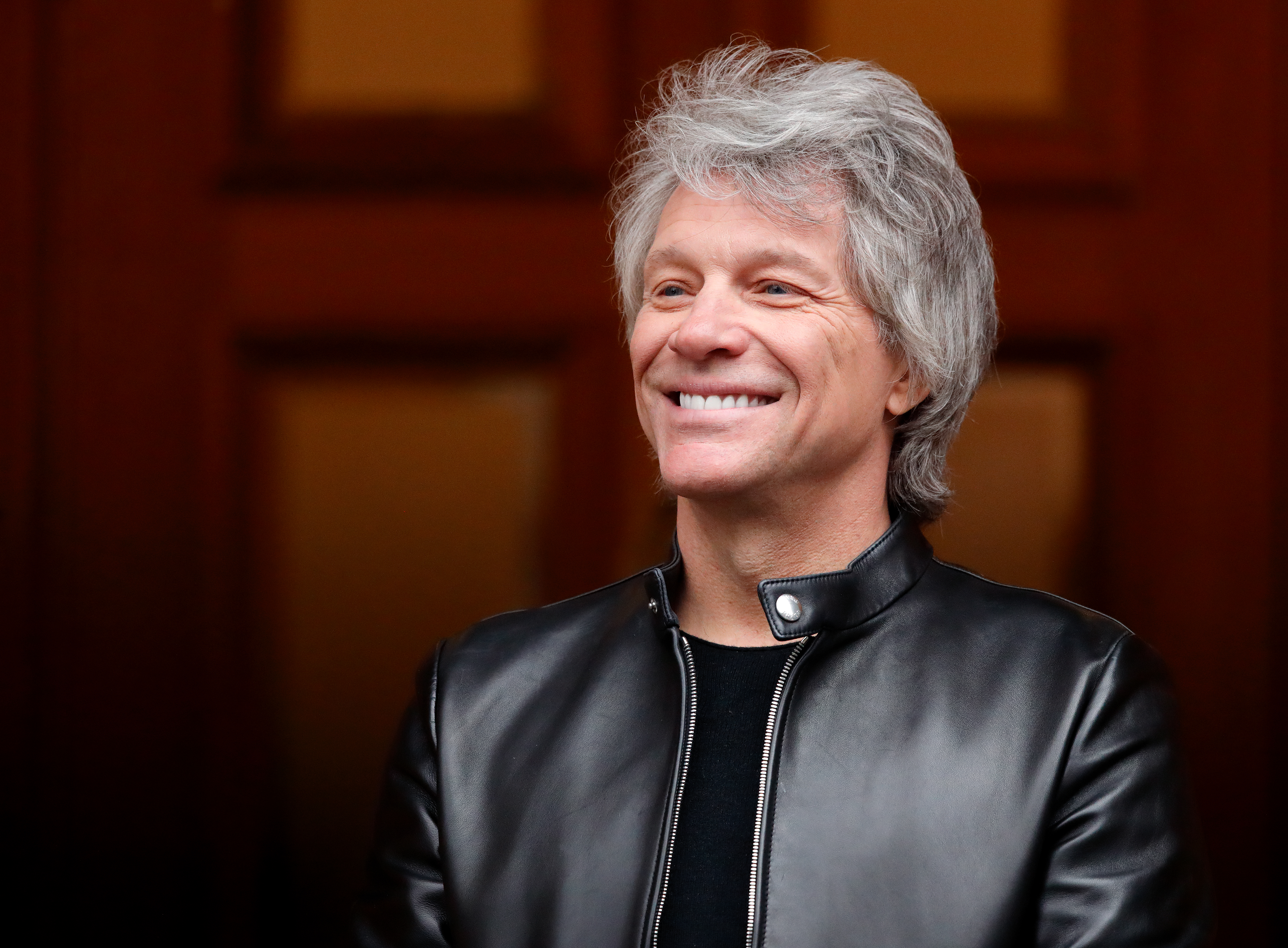 Jon Bon Jovi awaits the arrival of Prince Harry, Duke of Sussex at the Abbey Road Studios where the Invictus Games Choir are recording a special single in aid of the Invictus Games Foundation on February 28, 2020 in London, England. (Photo by Max Mumby/Indigo/Getty Images)