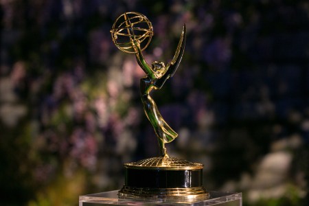 A general view of atmosphere of the Emmy Award at the 68th Emmy Awards Press Preview Day at Microsoft Theater on September 14, 2016 in Los Angeles, California.  (Photo by Gabriel Olsen/FilmMagic)
