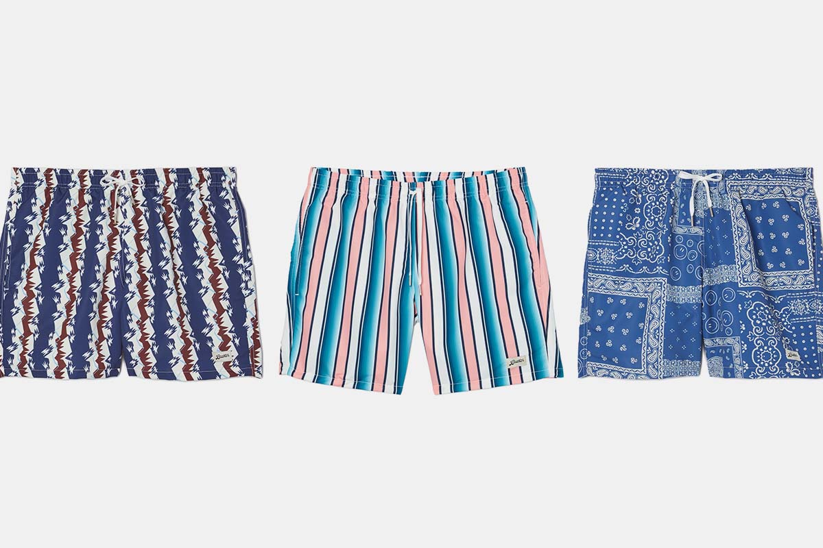 Bather men's swim trunks