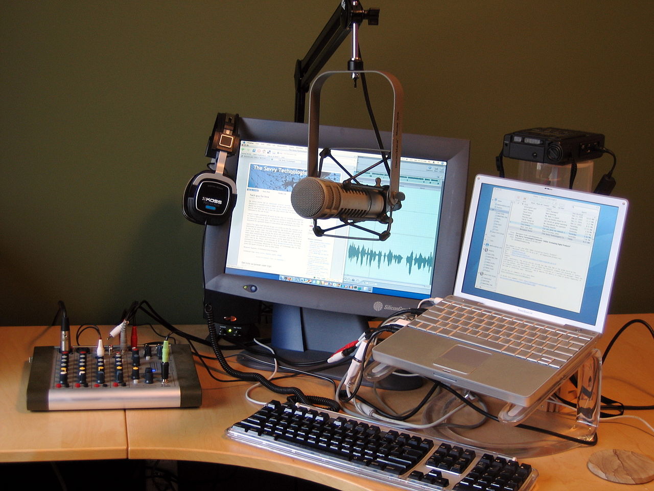 Podcast equipment