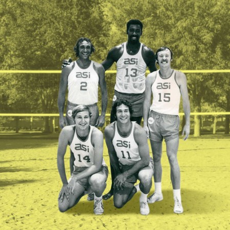 Wilt Chamberlain volleyball