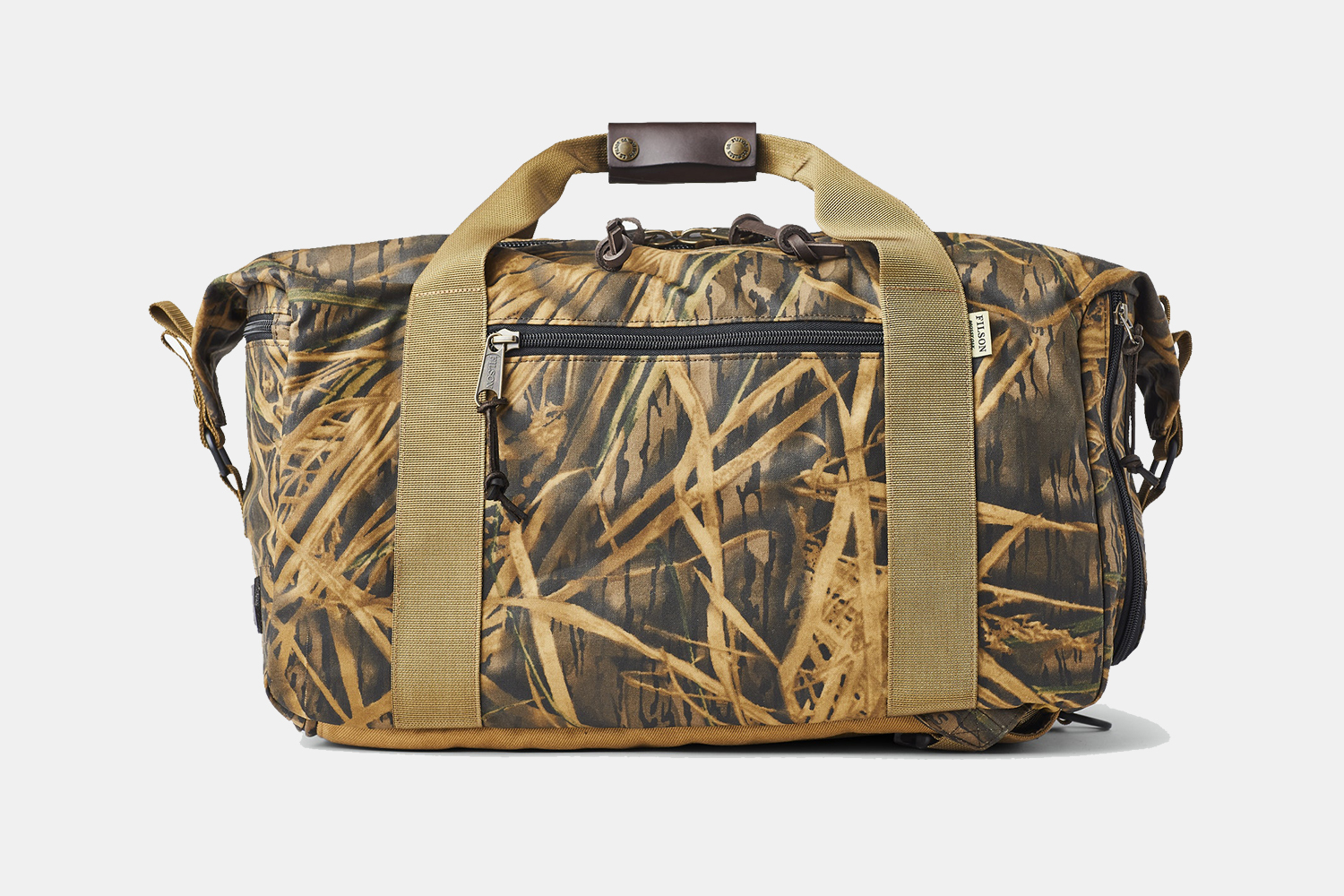 Filson x Mossy Oak Camo Tin Cloth Duffle