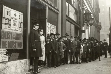 Spanish Flu, CA, 1918