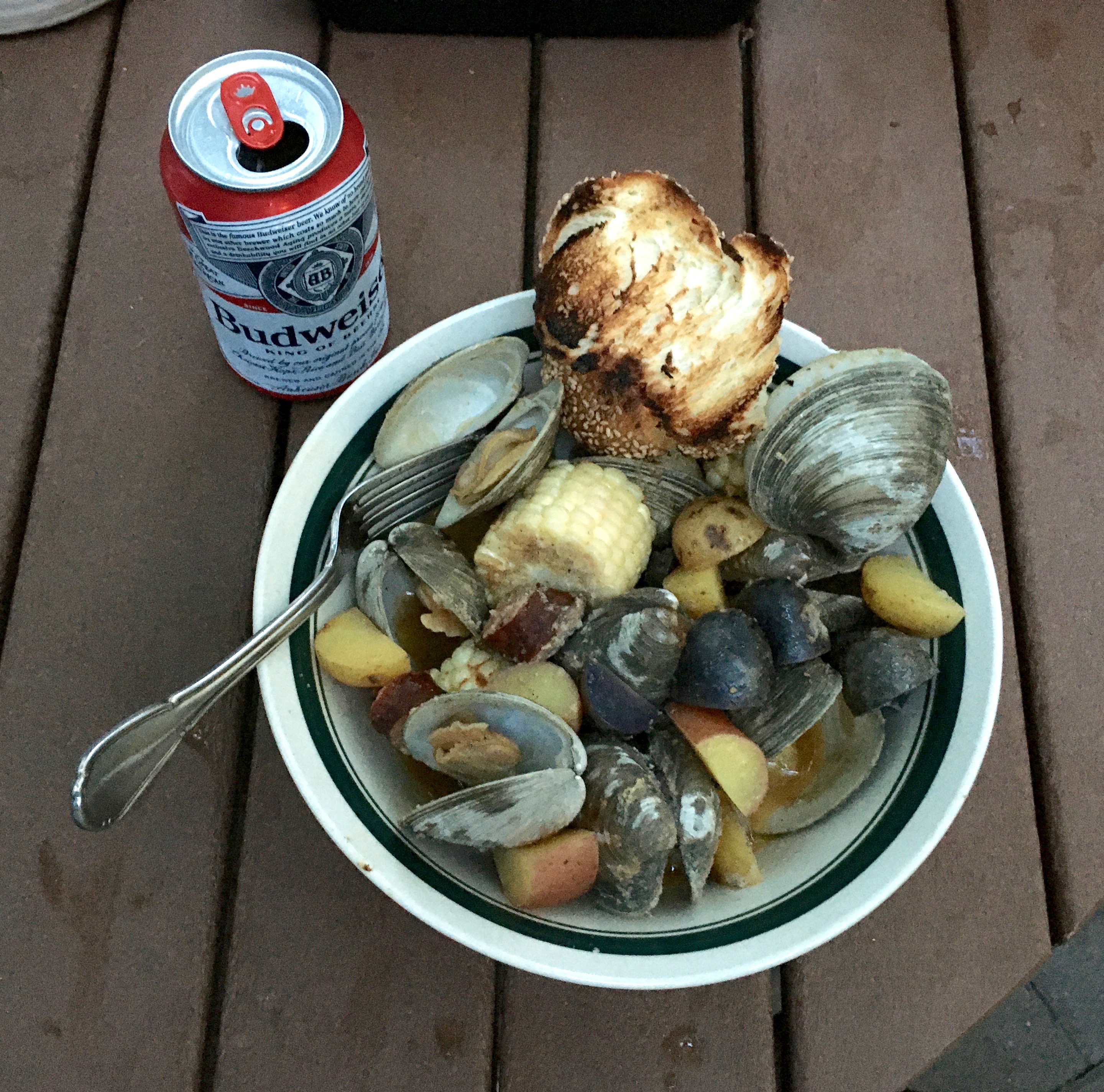 Grilled clambake
