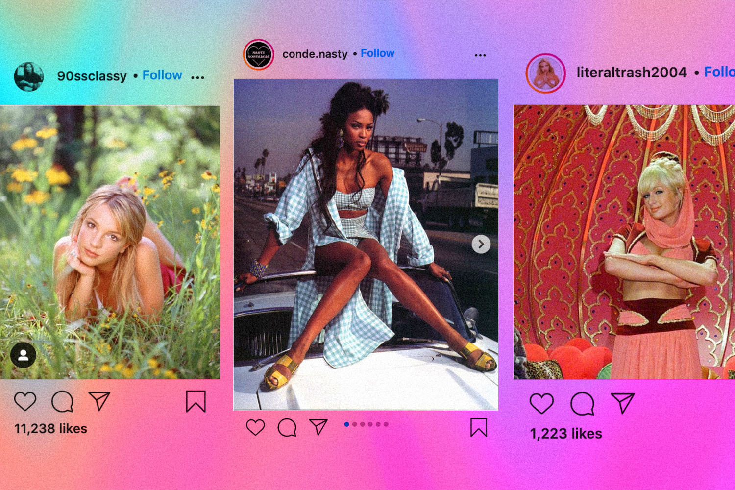 Instagram nostalgia accounts