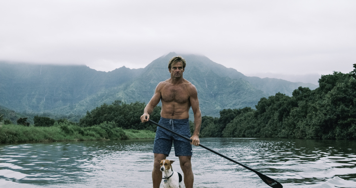 Laird Hamilton on paddleboard