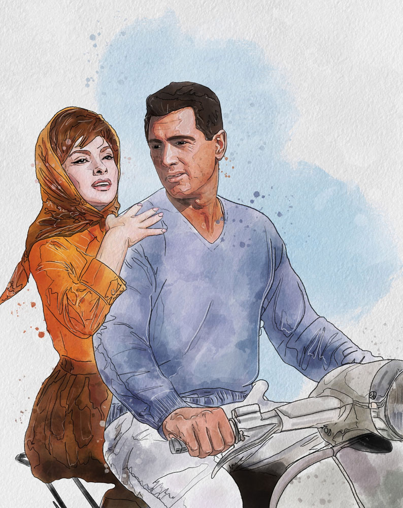 rock hudson come september fashion