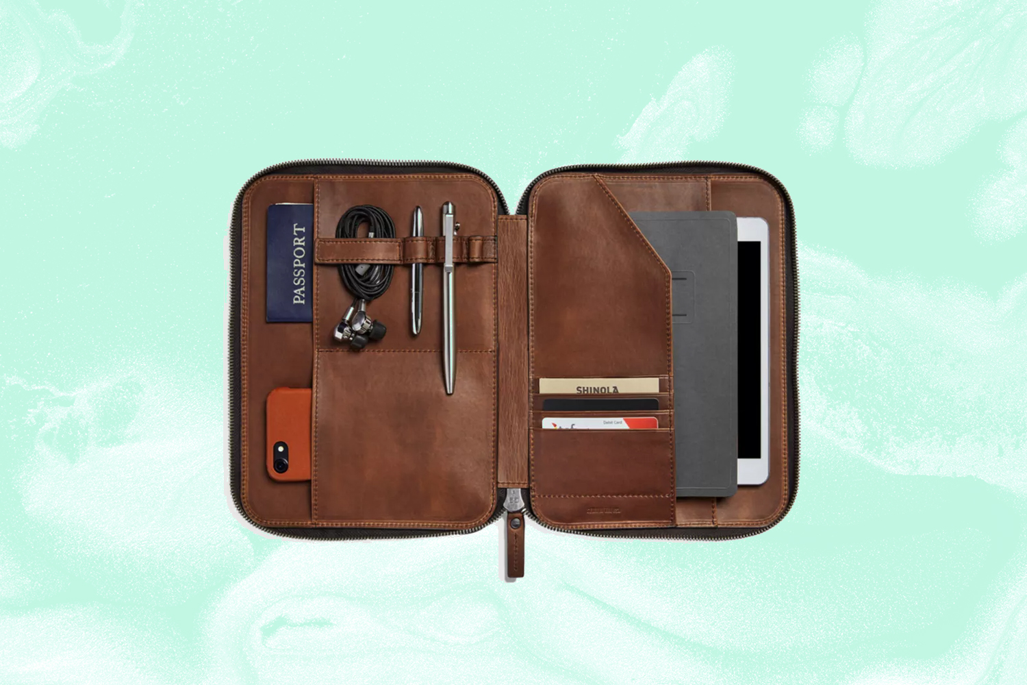 Shinola Leather Tech Portfolia