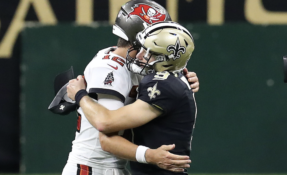 Tom Brady and Drew Brees Passing NFL TD Record Back and Forth This Season