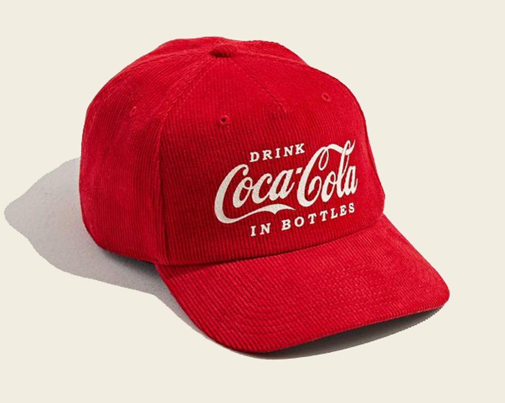Coca-Cola Corduroy Baseball Hat