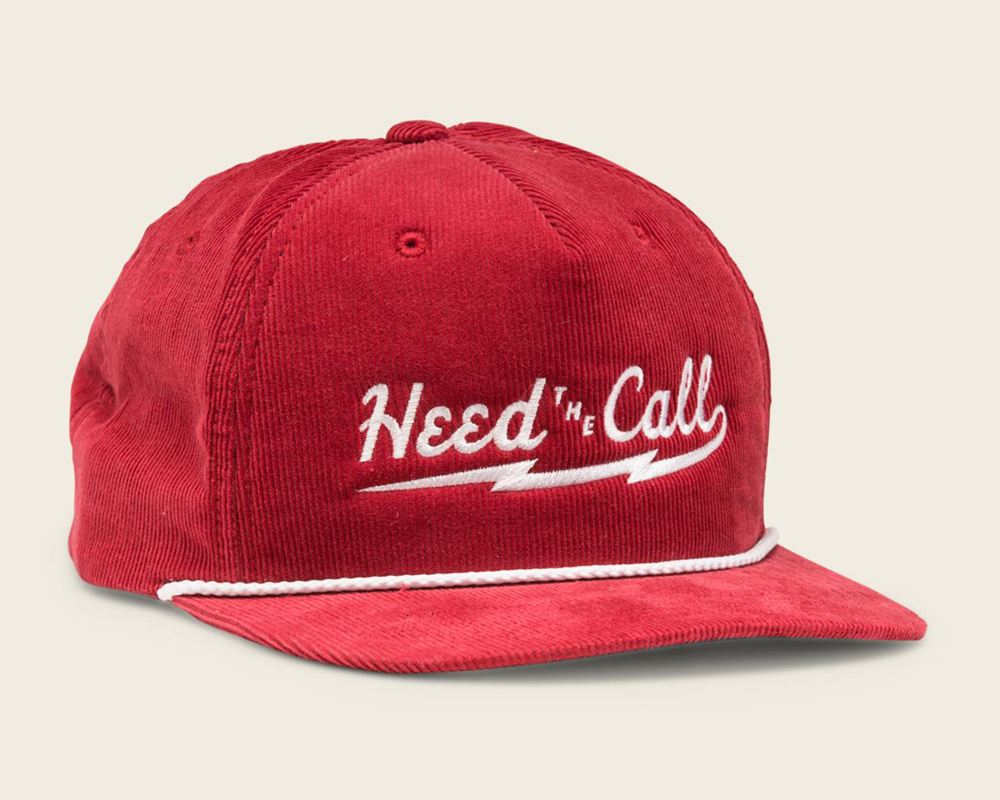 Howler Brothers HTC Red Corduroy Snapback
