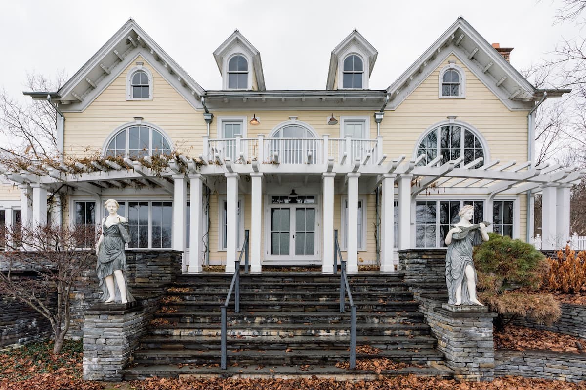 Front of the estate