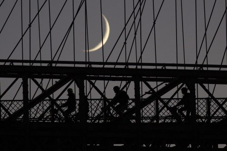 brooklyn bridge biking