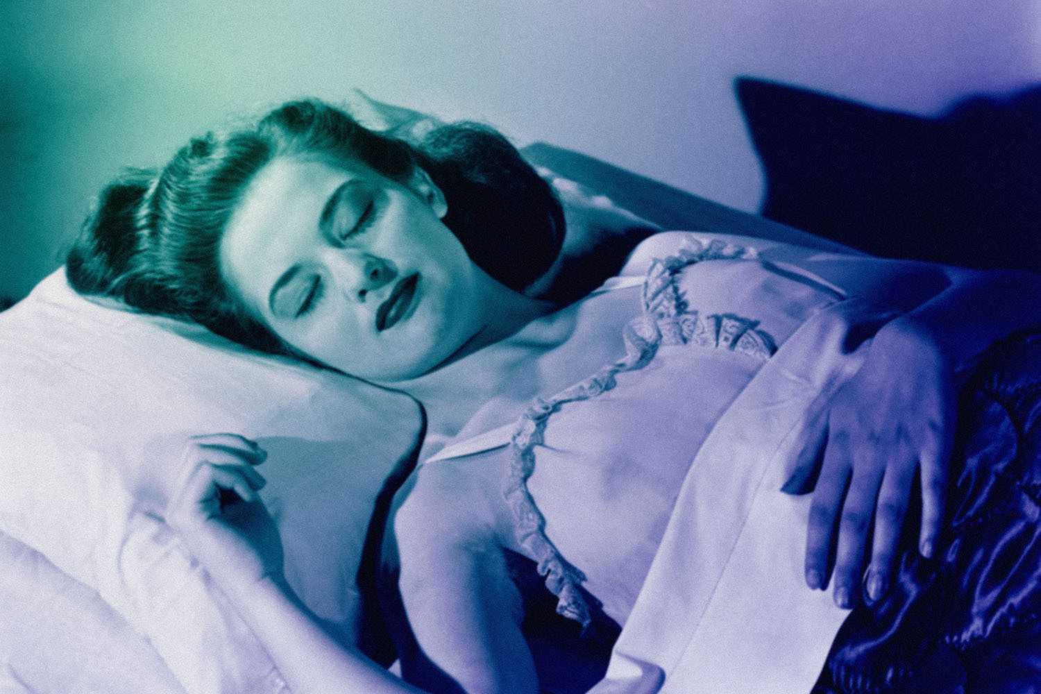 sleeping woman