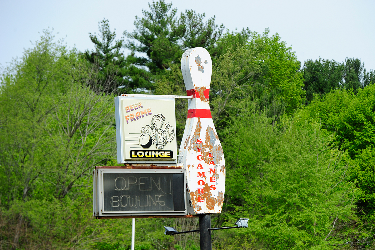 bowling alley