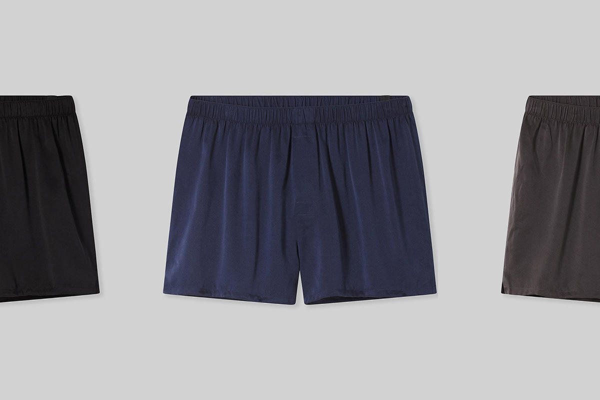 washable silk boxer