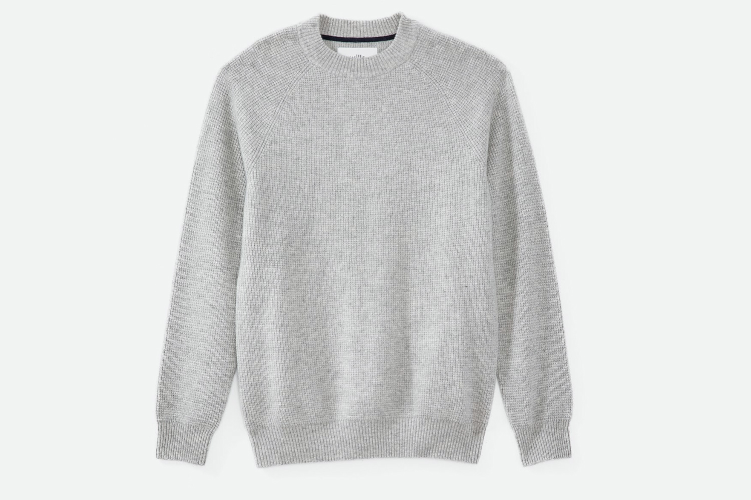 Wills Cashmere Waffle Stitch Crewneck