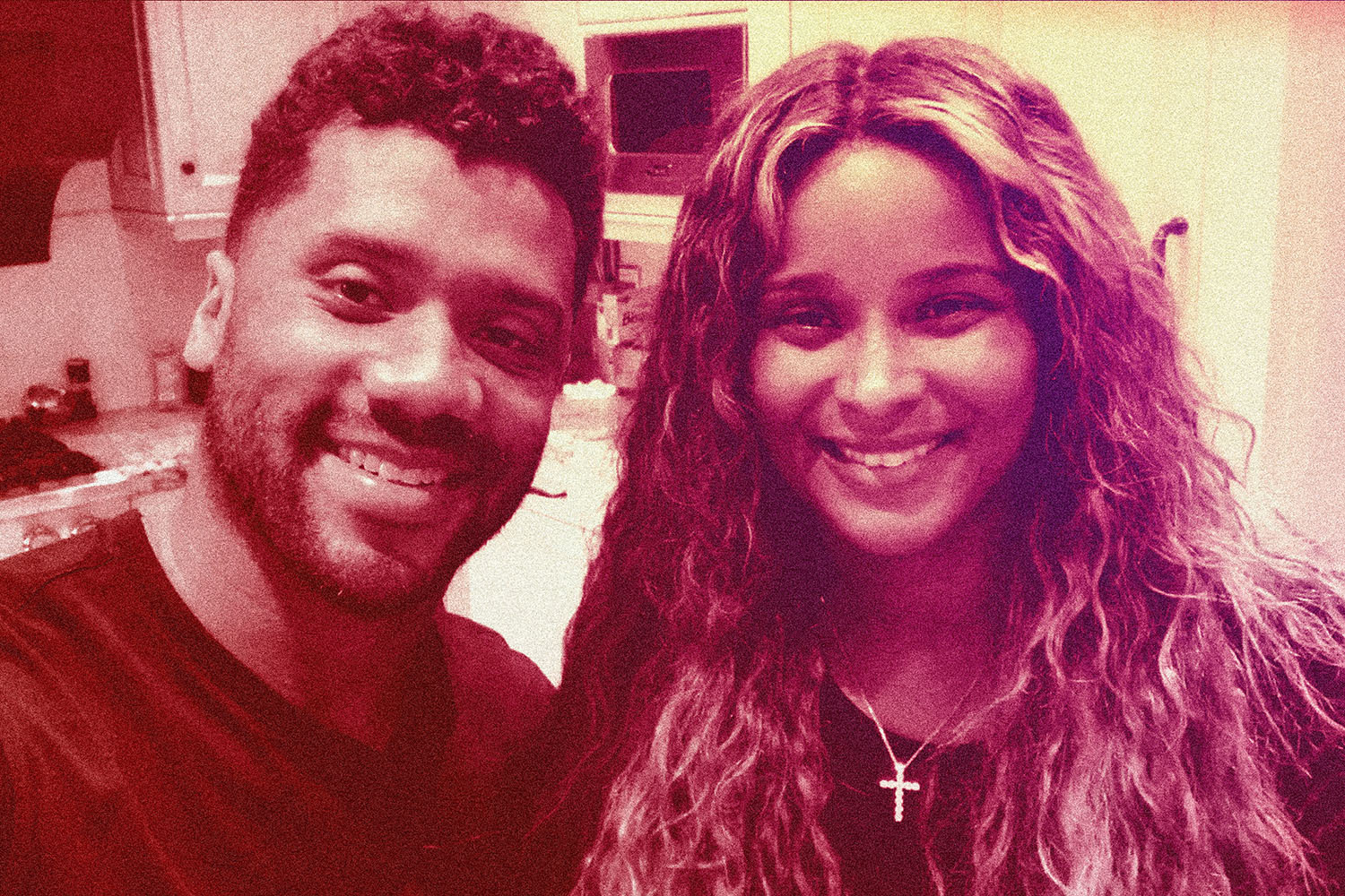 Russell Wilson and Ciara