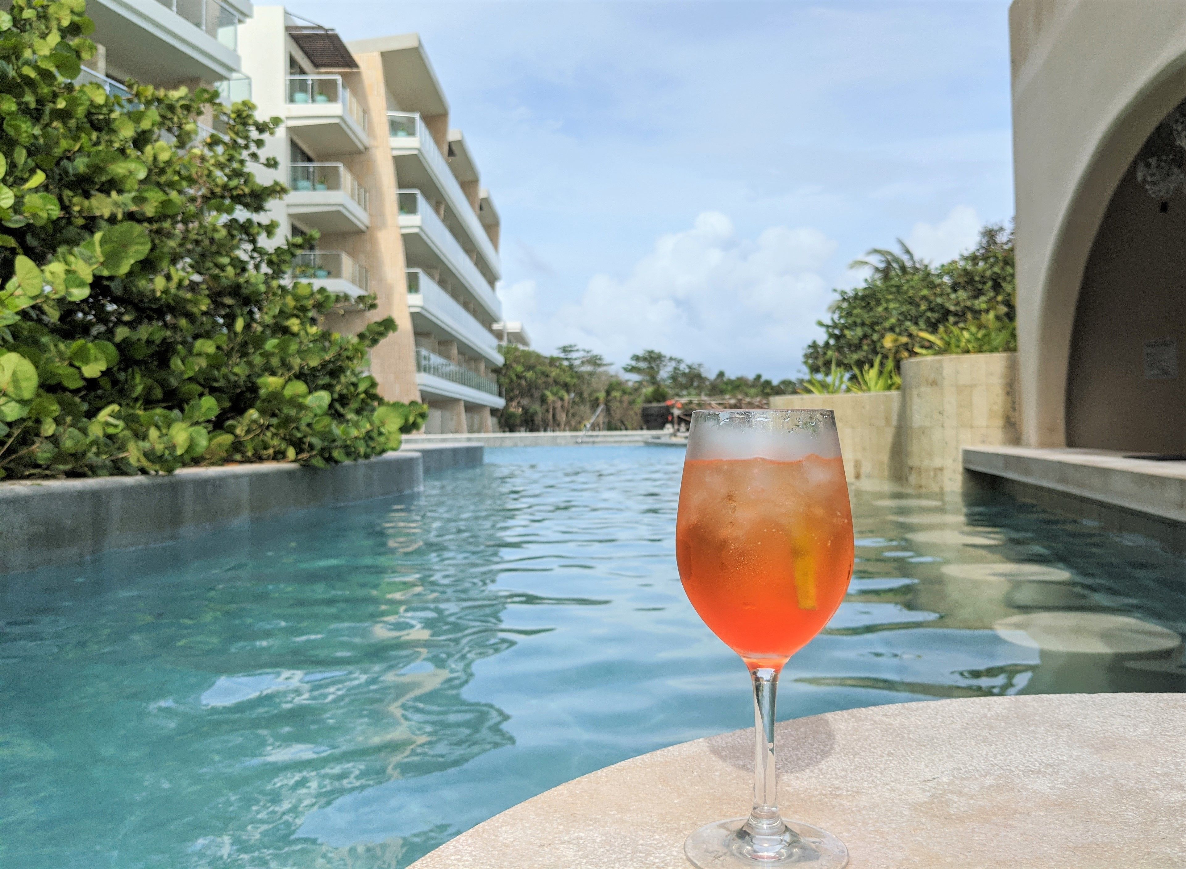 Poolside drink