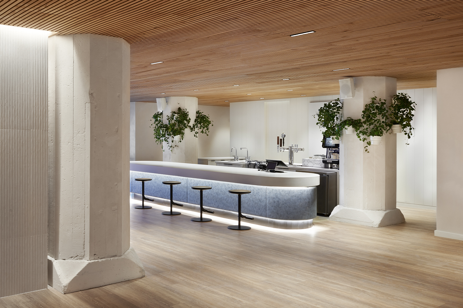 Fitness bar area