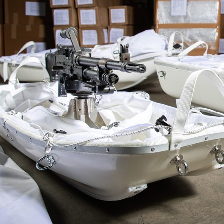 Dutch marines machine gun sleds