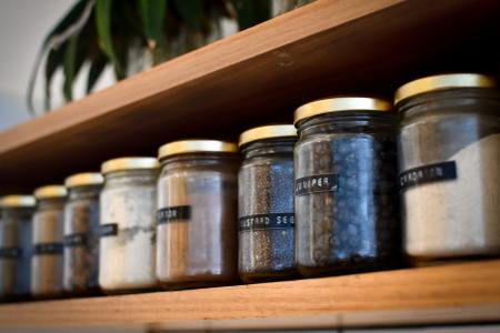 Pantry shelves