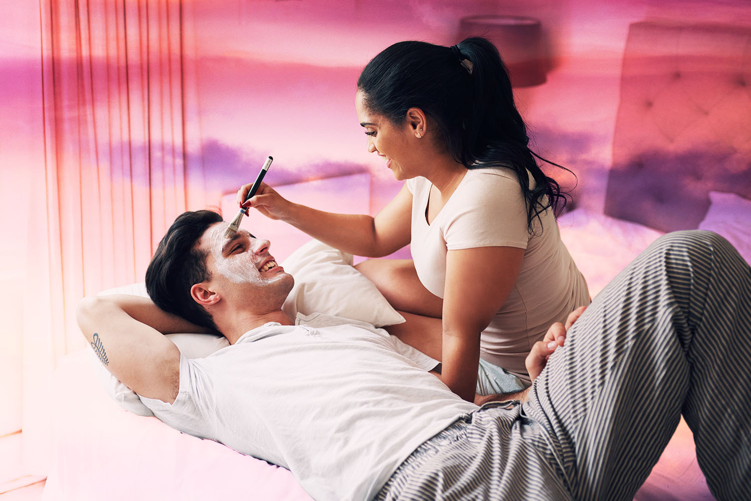This could be us, but toxic masculinity is playing. 