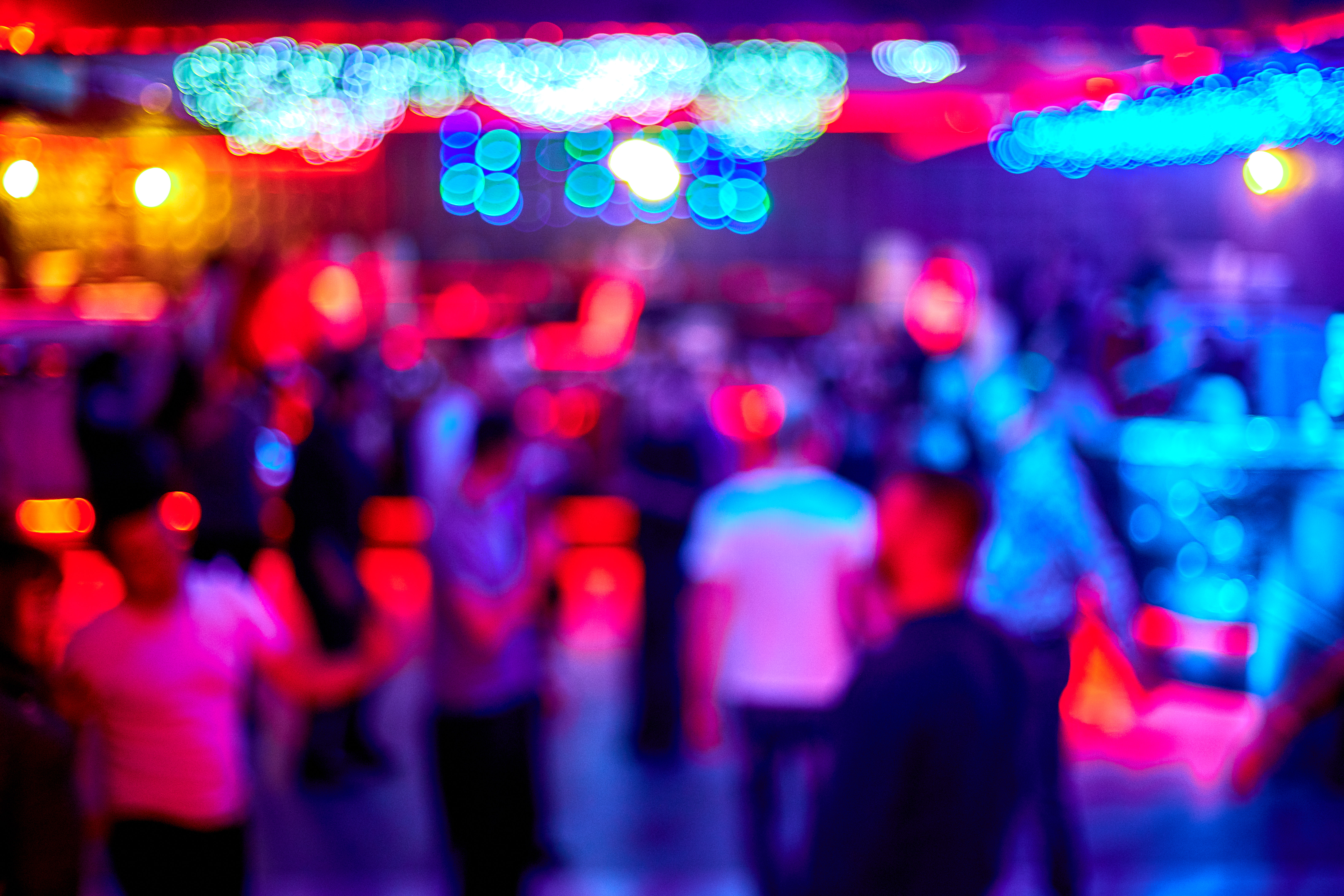 blurred photo of party