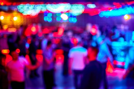 blurred photo of party