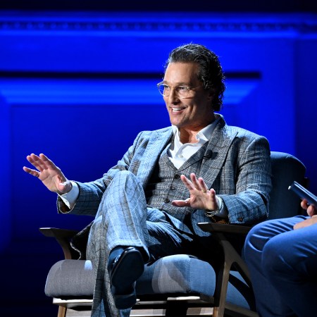 actor matthew mcconaughey at Carnegie Hall