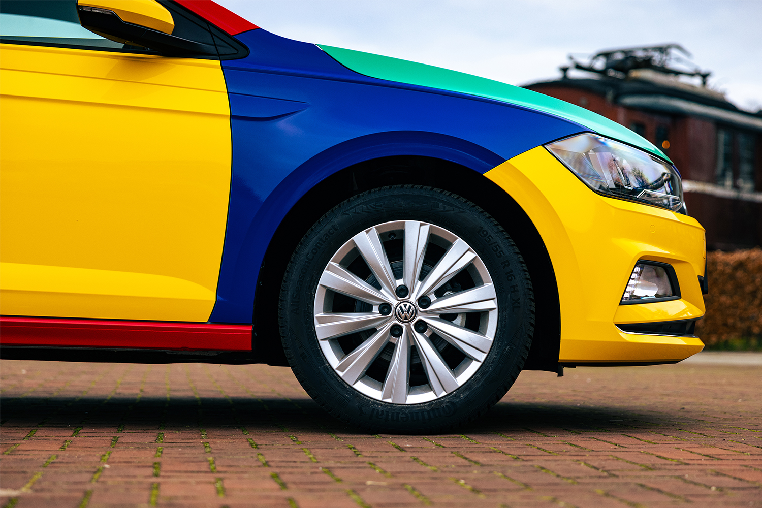 Volkswagen Harlequin (or Harlekin) paint job