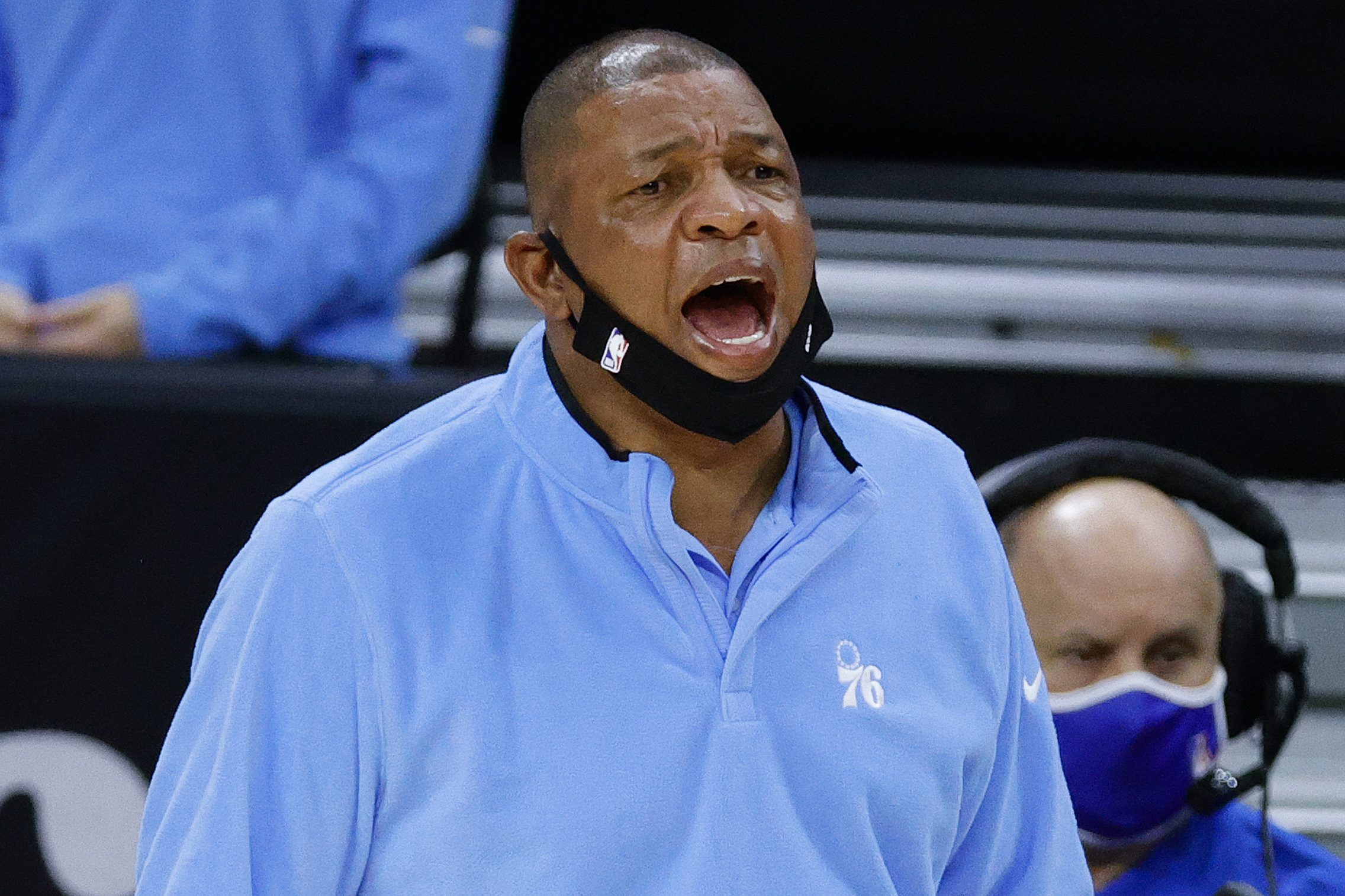 Doc Rivers coach of Philadelphia 76ers