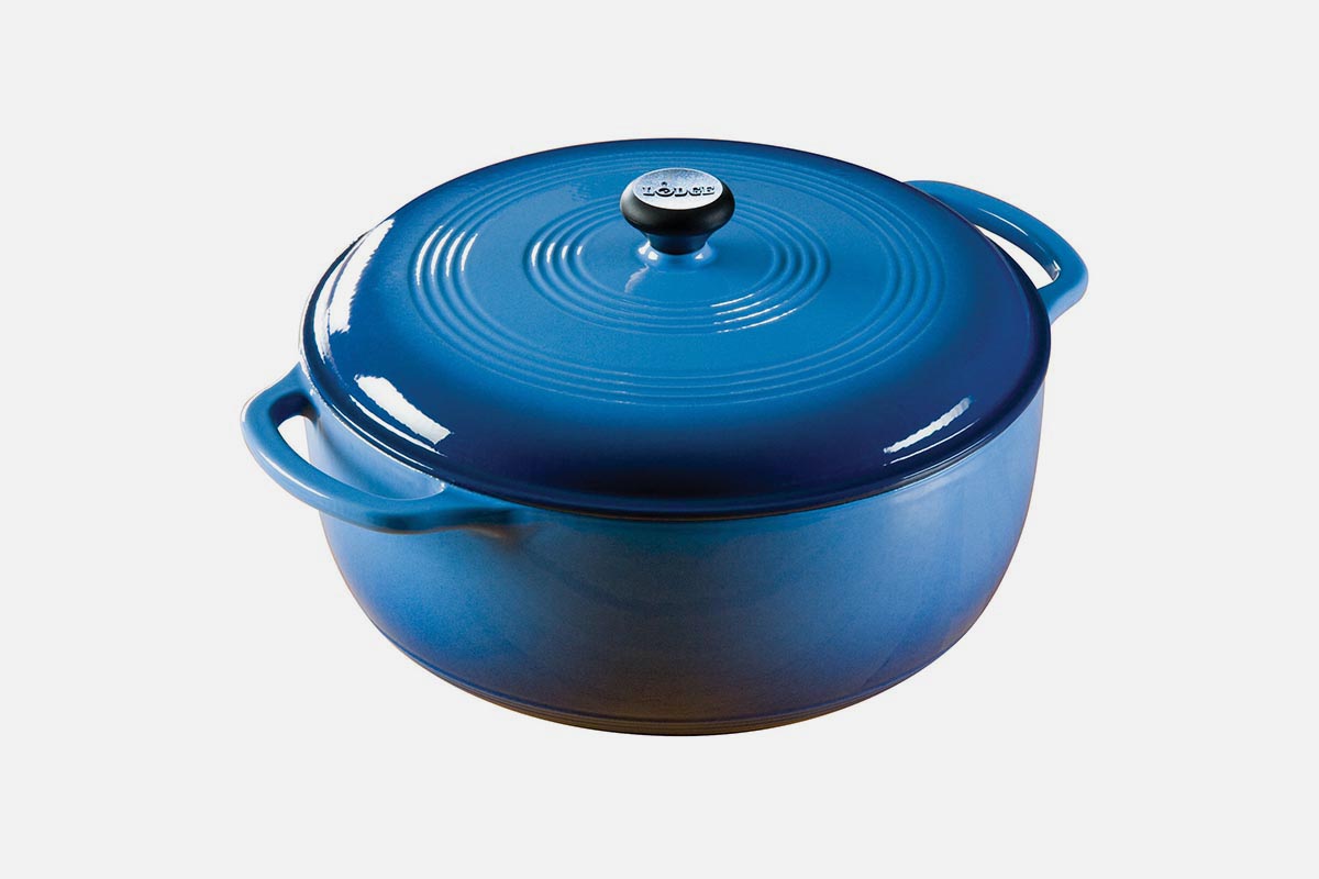Lodge Enamel Cast Iron 7.5 Quart Dutch Oven