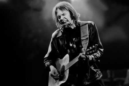 Neil Young Performs At Farm Aid