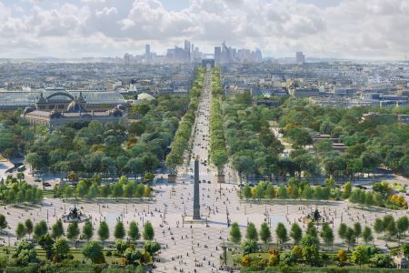 Rendering of Paris