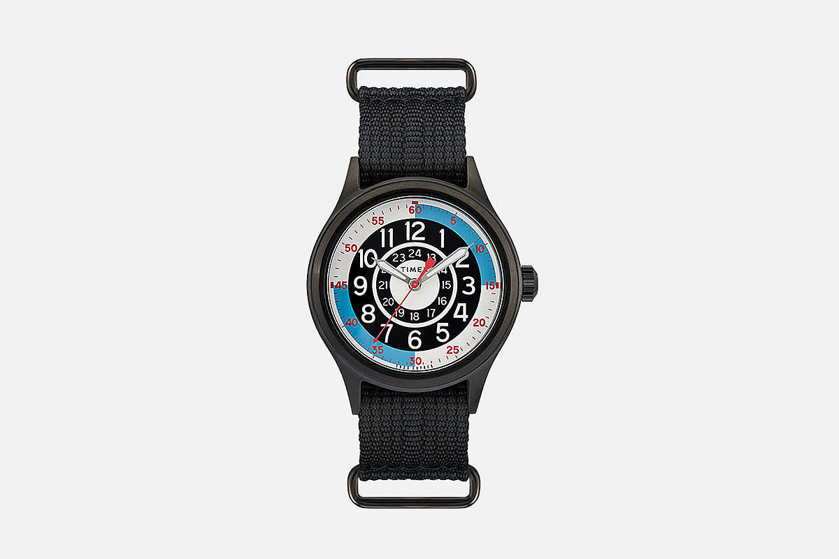 Timex x Todd Snyder Blackjack Inspired 40mm Fabric Strap Watch