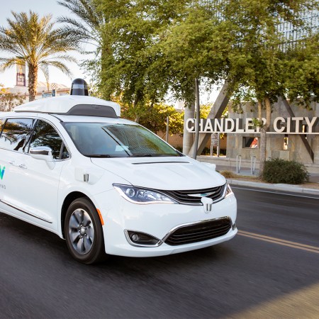 Waymo autonomous Chrysler Pacifica Hybrid minivan
