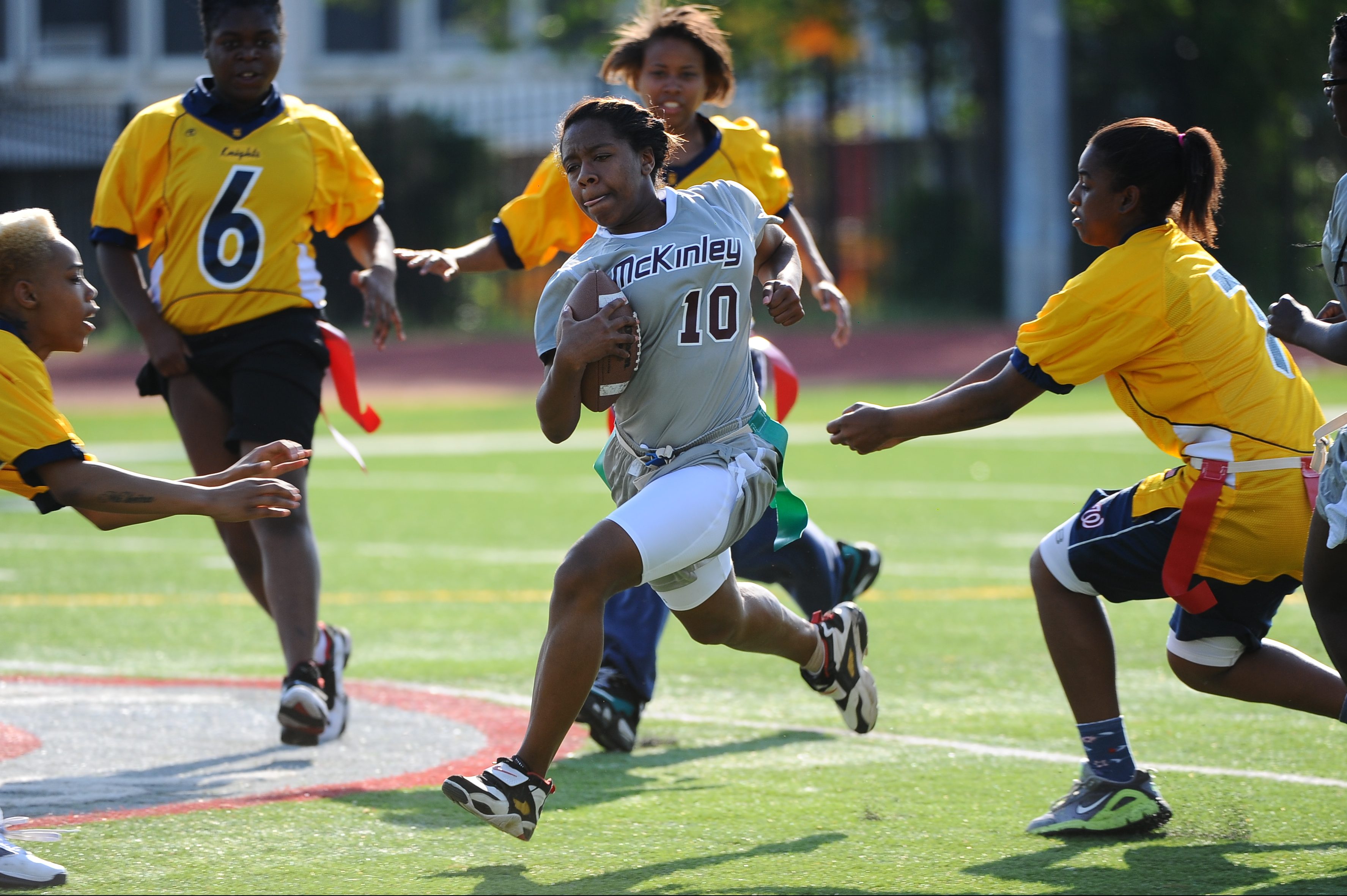 women flag football