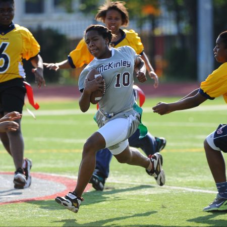 women flag football