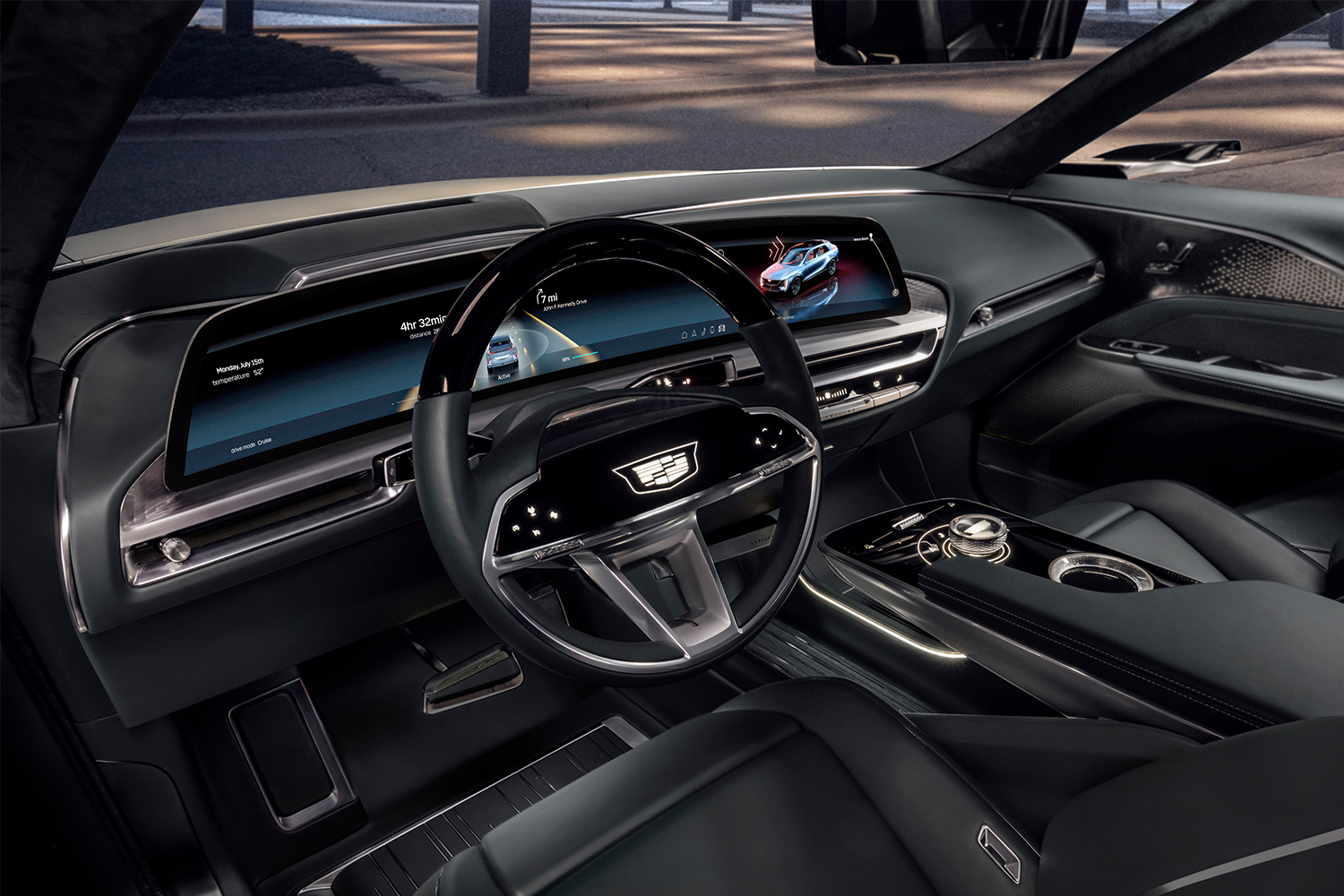 Cadillac Lyriq LED display
