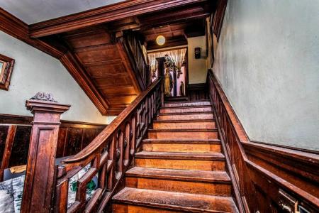 Inside the mansion
