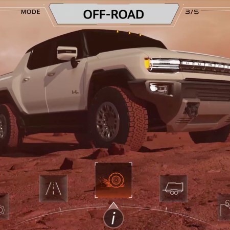GMC Hummer EV Unreal Engine display