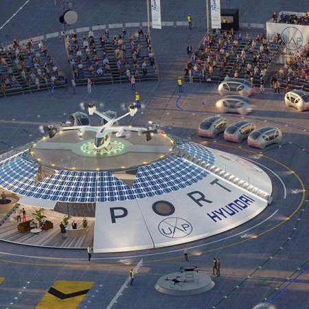 A rendering of the airport